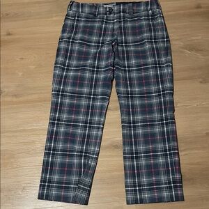 Women's Plaid Jeans Dress - Black, White, Red